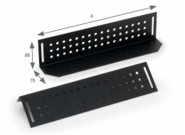 Nosné ližiny pro rack hl.1000mm (L=780mm)pár černé