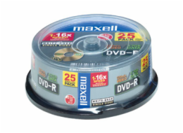 Maxell DVD-R 4,7 GB 16x 25 kusů (275520.30.CN)