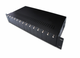 Digitus 19" ŠASI pro Mediakonvertory (14 slot) ,2U  pro řady DN-82x1x, DN-82x2x a DN-82x3x