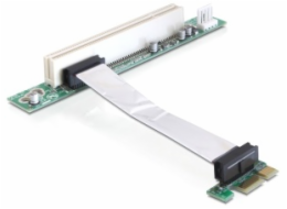 Delock Adaptér PCI-E x1 na PCI 32-bit s flexibilním kabelem 9cm (41856)