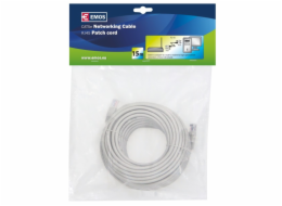 Kabel EMOS RJ-45 M, RJ-45 M, 15m, šedý S9127