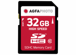 AgfaPhoto SDHC Karte        32GB Class 10 / UHS I