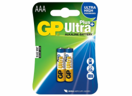 GP alkalická baterie 1,5V AAA (LR03) Ultra Plus 2ks blistr