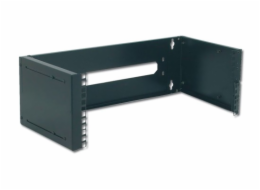 Digitus Držák pro montáž na stěnu 4U, nastavitelná hloubka 195x505x250 mm, stohovatelný, černý (RAL 9005)