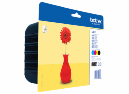 Brother LC121 Value Pack - Černá, žlutá, azurová, purpurová - originální - blistr - inkoustová cartridge - pro Brother DCP-J132, DCP-J152, DCP-J552, DCP-J752, MFC-J245, MFC-J470, MFC-J650, MFC-J870