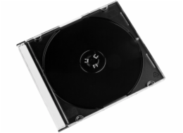 1x25 Slim CD Jewel Case transparent/black          51167