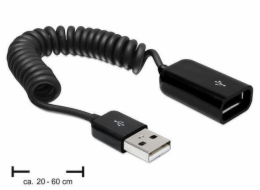 Delock kabel USB 2.0, prodlužovací, samec/samice, kroucený kabel