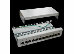 Patch panel Box 12-port Cat5E STP na zed´