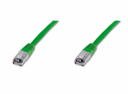 Digitus Patch Cable, S-FTP, CAT 6, AWG 27/7, LSOH, Měď, zelený 1m