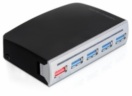 Delock 4 port USB 3.0 Hub - Rozbočovač - 4 x SuperSpeed USB 3.0 - desktop