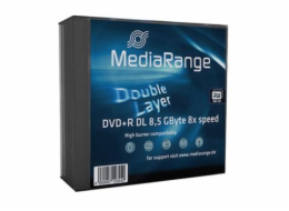 MEDIARANGE DVD+R 8,5GB 8x Dual Layer slimcase 5ks