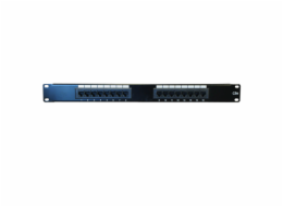 19" UTP Patch panel  16 port cat.5e