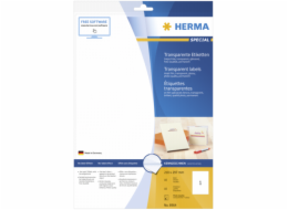 Herma transparent Labels 210x297 10 listu DIN A4 10ks        8964