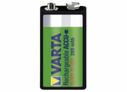 1 Varta Rechargeable Aku E Ready2Use NiMH 9V-Block 200 mAh