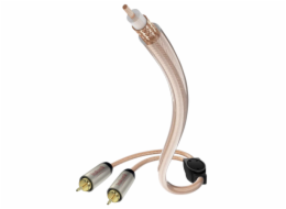 in-akustik Star II Subwoofer Cable Y Cinch - 2x Cinch 5,0 m