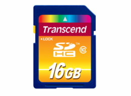 Paměťová karta TRANSCEND 16GB SDHC CARD (SD 3.0 SPD Class 10) memory card