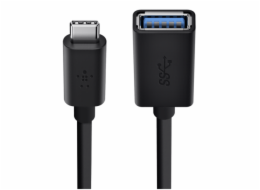 Belkin USB 3.0 Buchse 5GBit/s USB-C na USB-A 14 cm cerna