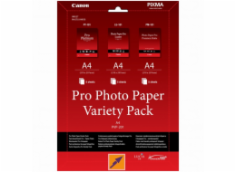 Canon fotopapír Pro Photo Variety Pack A4 (LU+PT+PM) 5+5+5