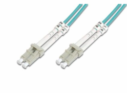 DIGITUS Fiber Optic Patch Cord, LC to LC, Multimode OM4 - 50/125 µ, Duplex Length 1m