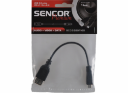 Kabel Sencor SCO 513-001 USB A/F-Micro B/M,OTG