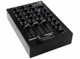 Omnitronic PM-311P, 3-kanálový mixážní pult s MP3 přehrávačem