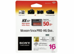 Paměťová karta Sony MS PRO-HG Duo MSHX16A, 16GB