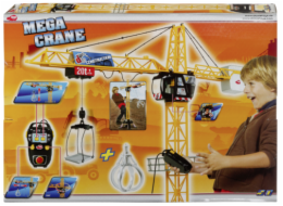 Dickie stavební jeřáb Mega Crane 120 cm na kabel