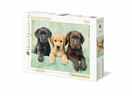 Clementoni - Puzzle 1000 Tři Labradoři