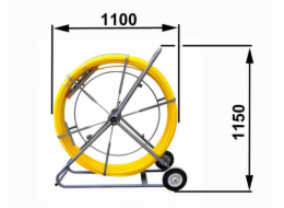 Laminátové protahovací péro "kobra" 12mm 200m