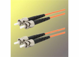 Optický patchkabel duplex ST-ST, 50/125 um MM, 10m, OM2