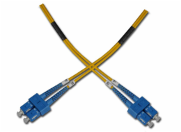 Optický patchkabel duplexní, SC-SC 9/125um SM 7m, OS2