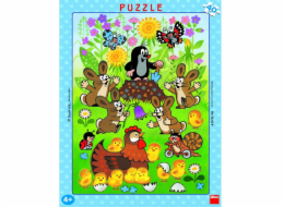 Dino Papírové puzzle Krtek a velikonoce 40 dílků