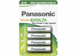 1x4 Panasonic Aku NiMH Mignon AA 1900 mAh Rechargeable Evolta