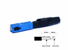 Optický Konektor SC rychloinstalační 1ks (SM i MM)