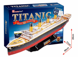 CubicFun - Puzzle 3D Titanic - 113 dílků