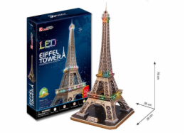 Puzzle 3D Eiffelova věž / led - 82 dílků