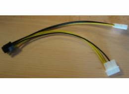 GEMBIRD Rozdvojka napájani 2x 5,25" na PCIe (6pin)