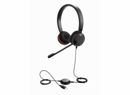 Jabra Evolve 30 II/Stereo/Jack/Drát/Černá