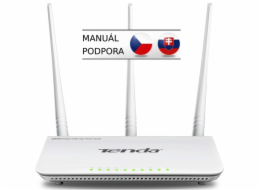 Tenda F3 (F303) WiFi N Router 802.11 b/g/n, 300 Mbps, WISP, Universal Repeater, 3x 5 dBi antény