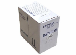 DATACOM kabel licna C5E UTP PVC 305m box šedý