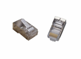 DATACOM Plug STP CAT5E 8p8c- RJ45 lanko - 100-pack