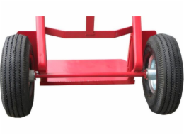 GEKO Ruční vozík-rudl, nosnost 200kg 350x180mm, červený GEKO