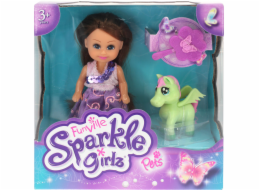 Mini panenka Sparkle Girlz se zvířátkem