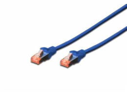 Digitus Patch Cable,S-FTP, CAT 6, AWG 27/7, LSOH, Měď, modrý 5m