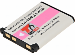 Baterie T6 Power Olympus Li-40B, Li-42B, D-Li63, EN-EL10, NP-45, NP-80, D-Li108, 620mAh, 2,3Wh