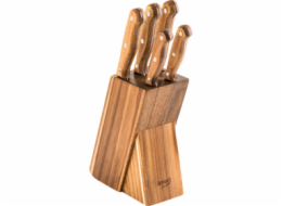 Lamart LT2080 5dílná sada nožů v bloku WOOD 