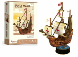 Puzzle 3D Żaglowiec Santa Maria 93 elementy