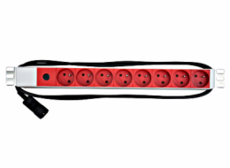 Schrack Napájecí panel PDU 19",8xČSN,1xC14,10A,1U,kabel 2m IU070131 Napájecí panel PDU 19",8xČSN,1xC14,10A,1U,kabel 2m