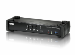 ATEN 4-port 4K DisplayPort KVMP USB3.0, audio