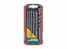 Wolfcraft Wolfcraft Sada 6ks spirálový vrták do dřeva HSS Profi o3-10 7120000